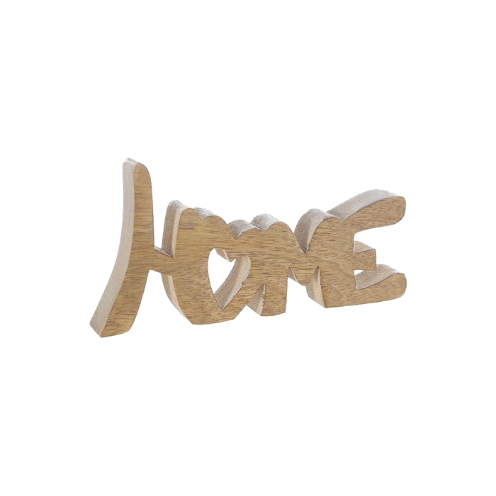 Houten letters "Home"
